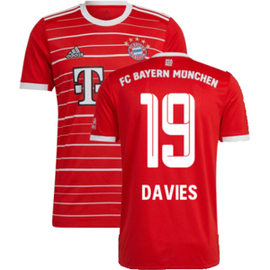 adidas (LB) 2022-2023 Bayern Munich Home Shirt (Kids) (DAVIES 19) adidas (LB) 2022-2023 Bayern Munich Home Shirt (Kids) (DAVIES 19)