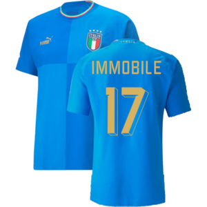 Puma (M) 2022-2023 Italy Authentic Home Shirt (IMMOBILE 17) Puma (M) 2022-2023 Italy Authentic Home Shirt (IMMOBILE 17)