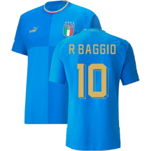 Puma (M) 2022-2023 Italy Authentic Home Shirt (R BAGGIO 10) Puma (M) 2022-2023 Italy Authentic Home Shirt (R BAGGIO 10)