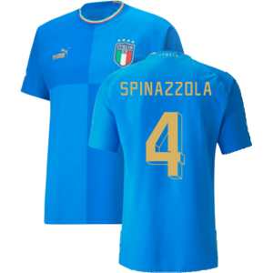 Puma (XL) 2022-2023 Italy Authentic Home Shirt (SPINAZZOLA 4) Puma (XL) 2022-2023 Italy Authentic Home Shirt (SPINAZZOLA 4)