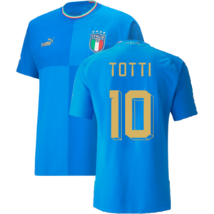 Puma (L) 2022-2023 Italy Authentic Home Shirt (TOTTI 10) Puma (L) 2022-2023 Italy Authentic Home Shirt (TOTTI 10)
