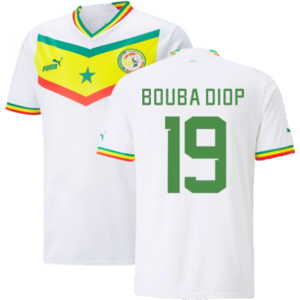 Puma (L) 2022-2023 Senegal Home Shirt (BOUBA DIOP 19) Puma (L) 2022-2023 Senegal Home Shirt (BOUBA DIOP 19)