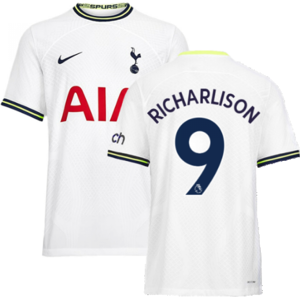 Nike (S) 2022-2023 Tottenham Vapor Home Shirt (RICHARLISON 9) Nike (S) 2022-2023 Tottenham Vapor Home Shirt (RICHARLISON 9)