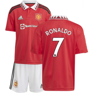 adidas (18-24 Months) 2022-2023 Man Utd Home Mini Kit (RONALDO 7) adidas (18-24 Months) 2022-2023 Man Utd Home Mini Kit (RONALDO 7)