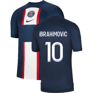 Nike (L) 2022-2023 PSG Home Shirt (no sponsor) (IBRAHIMOVIC 10) Nike (L) 2022-2023 PSG Home Shirt (no sponsor) (IBRAHIMOVIC 10)