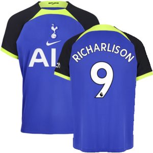 Nike (L) 2022-2023 Tottenham Away Shirt (RICHARLISON 9) Nike (L) 2022-2023 Tottenham Away Shirt (RICHARLISON 9)