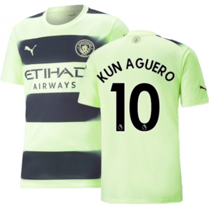 Puma (XL) 2022-2023 Man City Third Shirt (KUN AGUERO 10) Puma (XL) 2022-2023 Man City Third Shirt (KUN AGUERO 10)