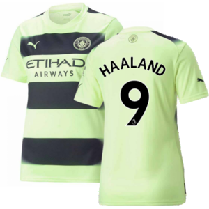 Puma (M) 2022-2023 Man City Third Shirt (Ladies) (HAALAND 9) Puma (M) 2022-2023 Man City Third Shirt (Ladies) (HAALAND 9)