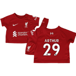 Nike (9-12 Months) 2022-2023 Liverpool Home Baby Kit (ARTHUR 29) Nike (9-12 Months) 2022-2023 Liverpool Home Baby Kit (ARTHUR 29)