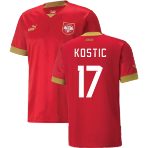 Puma (S) 2022-2023 Serbia Home Shirt (KOSTIC 17) Puma (S) 2022-2023 Serbia Home Shirt (KOSTIC 17)