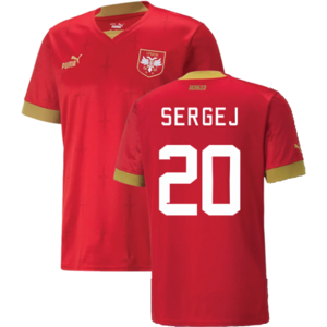 Puma SERGEJ 20 Red Small Adults - Football Shirt Puma SERGEJ 20 Red Small Adults - Football Shirt