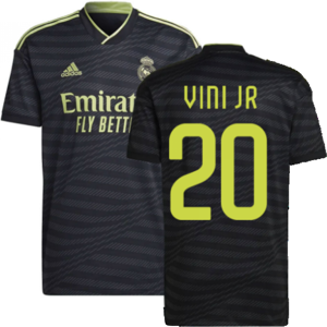 adidas (M) 2022-2023 Real Madrid Third Shirt (VINI JR 20) adidas (M) 2022-2023 Real Madrid Third Shirt (VINI JR 20)