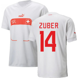 Puma (M) 2022-2023 Switzerland Away Shirt (ZUBER 14) Puma (M) 2022-2023 Switzerland Away Shirt (ZUBER 14)