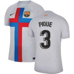 Nike (XL) 2022-2023 Barcelona Third Shirt (PIQUE 3) Nike (XL) 2022-2023 Barcelona Third Shirt (PIQUE 3)