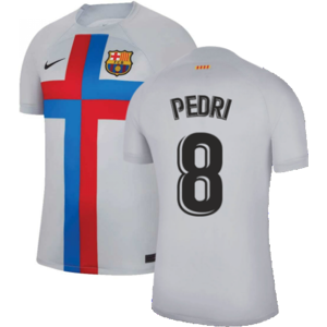 Nike (L) 2022-2023 Barcelona Third Shirt (PEDRI 8) Nike (L) 2022-2023 Barcelona Third Shirt (PEDRI 8)