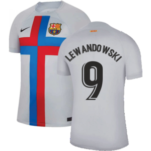 Nike (L) 2022-2023 Barcelona Third Shirt (LEWANDOWSKI 9) Nike (L) 2022-2023 Barcelona Third Shirt (LEWANDOWSKI 9)