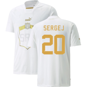 Puma (M) 2022-2023 Serbia Away Shirt (SERGEJ 20) Puma (M) 2022-2023 Serbia Away Shirt (SERGEJ 20)