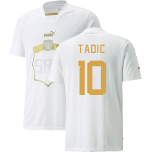 Puma (XL) 2022-2023 Serbia Away Shirt (TADIC 10) Puma (XL) 2022-2023 Serbia Away Shirt (TADIC 10)
