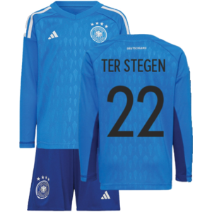 adidas (18-24 Months) 2022-2023 Germany Home Goalkeeper Mini Kit (TER STEGEN 22) adidas (18-24 Months) 2022-2023 Germany Home Goalkeeper Mini Kit (TER STEGEN 22)