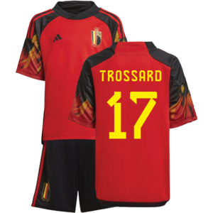 adidas (5-6 Years) 2022-2023 Belgium Home Mini Kit (TROSSARD 17) adidas (5-6 Years) 2022-2023 Belgium Home Mini Kit (TROSSARD 17)