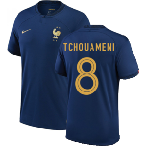 Nike (XL) 2022-2023 France Home Shirt (TCHOUAMENI 8) Nike (XL) 2022-2023 France Home Shirt (TCHOUAMENI 8)