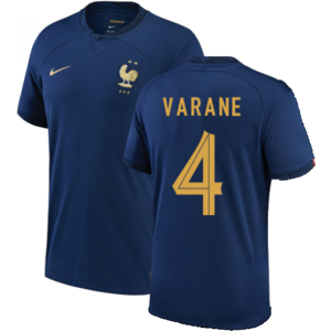 Nike (XL) 2022-2023 France Home Shirt (VARANE 4) Nike (XL) 2022-2023 France Home Shirt (VARANE 4)
