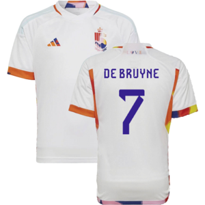 adidas (XXL) 2022-2023 Belgium Away Shirt (Kids) (DE BRUYNE 7) adidas (XXL) 2022-2023 Belgium Away Shirt (Kids) (DE BRUYNE 7)
