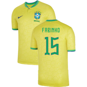 Nike (XL) 2022-2023 Brazil Home Shirt (FABINHO 15) Nike (XL) 2022-2023 Brazil Home Shirt (FABINHO 15)