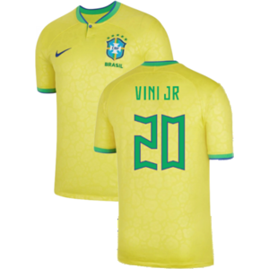 Nike (XL) 2022-2023 Brazil Home Shirt (VINI JR 20) Nike (XL) 2022-2023 Brazil Home Shirt (VINI JR 20)