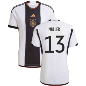 Adidas MULLER 13 White Kids Football Shirt - Football Shirt Adidas MULLER 13 White Kids Football Shirt - Football Shirt