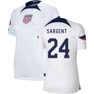 Nike (S) 2022-2023 USA Home Shirt (Ladies) (SARGENT 24) Nike (S) 2022-2023 USA Home Shirt (Ladies) (SARGENT 24)