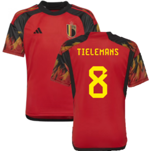 adidas (MB) 2022-2023 Belgium Home Shirt (Kids) (Tielemans 8) adidas (MB) 2022-2023 Belgium Home Shirt (Kids) (Tielemans 8)