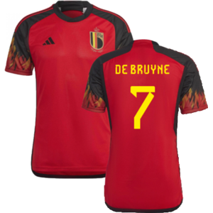 adidas (XS) 2022-2023 Belgium Home Shirt (De Bruyne 7) adidas (XS) 2022-2023 Belgium Home Shirt (De Bruyne 7)