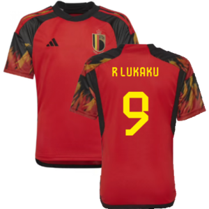 adidas (XXL) 2022-2023 Belgium Home Shirt (Kids) (R Lukaku 9) adidas (XXL) 2022-2023 Belgium Home Shirt (Kids) (R Lukaku 9)