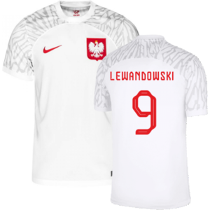 Nike Lewandowski 9 White Football Shirt - Sportswear Nike Lewandowski 9 White Football Shirt - Sportswear