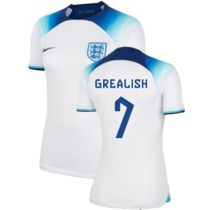 Nike (S) 2022-2023 England Home Shirt (Ladies) (Grealish 7) Nike (S) 2022-2023 England Home Shirt (Ladies) (Grealish 7)