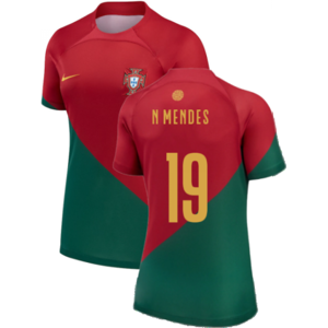 Nike N Mendes 19 Portugal Home Shirt - Football Shirt Nike N Mendes 19 Portugal Home Shirt - Football Shirt