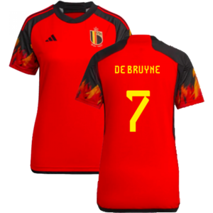 Adidas De Bruyne 7 Red Ladies Football Shirt - Football Shirt Adidas De Bruyne 7 Red Ladies Football Shirt - Football Shirt