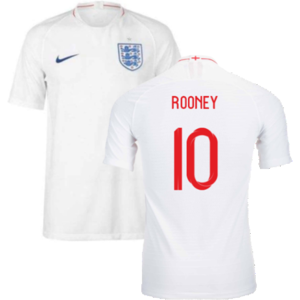 Nike (S) 2018-2019 England Authentic Home Shirt (Rooney 10) Nike (S) 2018-2019 England Authentic Home Shirt (Rooney 10)