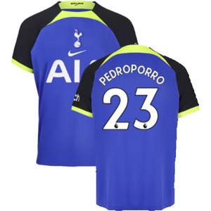 Nike (M) 2022-2023 Tottenham Away Shirt (Pedro Porro 23) Nike (M) 2022-2023 Tottenham Away Shirt (Pedro Porro 23)
