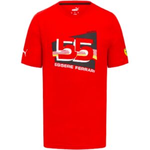 Puma Ferrari Sainz #55 Driver T-Shirt - T-Shirt Puma Ferrari Sainz #55 Driver T-Shirt - T-Shirt