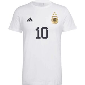 adidas Messi Number 10 Graphic T-Shirt - White - XXL adidas Messi Number 10 Graphic T-Shirt - White - XXL