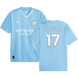 Puma (XL) 2023-2024 Man City Home Shirt (DE BRUYNE 17) Puma (XL) 2023-2024 Man City Home Shirt (DE BRUYNE 17)