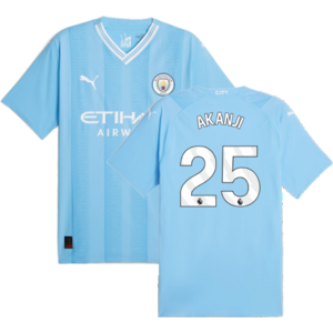 Puma (M) 2023-2024 Man City Authentic Home Shirt (AKANJI 25) Puma (M) 2023-2024 Man City Authentic Home Shirt (AKANJI 25)