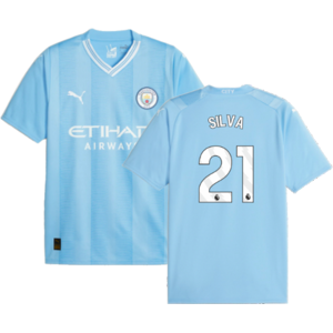 Puma (M) 2023-2024 Man City Home Shirt (SILVA 21) Puma (M) 2023-2024 Man City Home Shirt (SILVA 21)