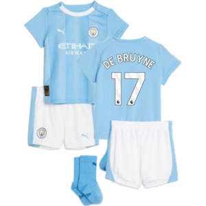 Puma (6-9 Months) 2023-2024 Man City Home Baby Kit (DE BRUYNE 17) Puma (6-9 Months) 2023-2024 Man City Home Baby Kit (DE BRUYNE 17)