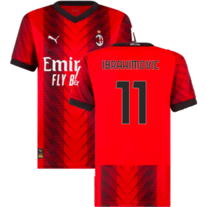 Puma (M) 2023-2024 AC Milan Home Shirt (Ladies) (Ibrahimovic 11) Puma (M) 2023-2024 AC Milan Home Shirt (Ladies) (Ibrahimovic 11)