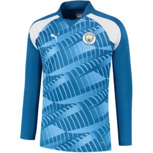 Puma (M) 2023-2024 Man City Pre-Match LS Sweat Top (Lake Blue) Puma (M) 2023-2024 Man City Pre-Match LS Sweat Top (Lake Blue)