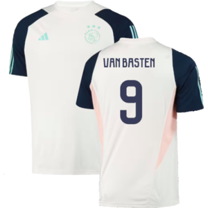 adidas (L) 2023-2024 Ajax Training Jersey (White) (VAN BASTEN 9) adidas (L) 2023-2024 Ajax Training Jersey (White) (VAN BASTEN 9)