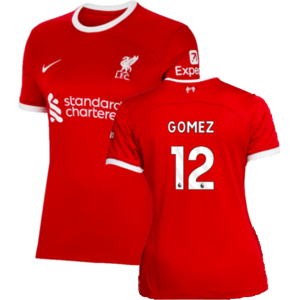 Nike (XL) 2023-2024 Liverpool Home Shirt (Ladies) (Gomez 12) Nike (XL) 2023-2024 Liverpool Home Shirt (Ladies) (Gomez 12)